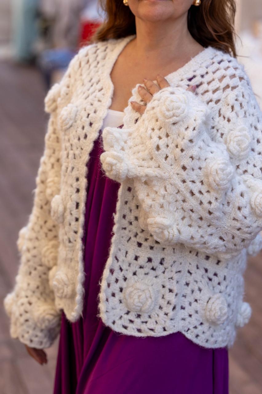 Floral Elegant Cardigan