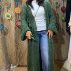 Long Wool Cardigan