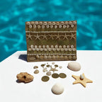 Seashell Jute Clutch