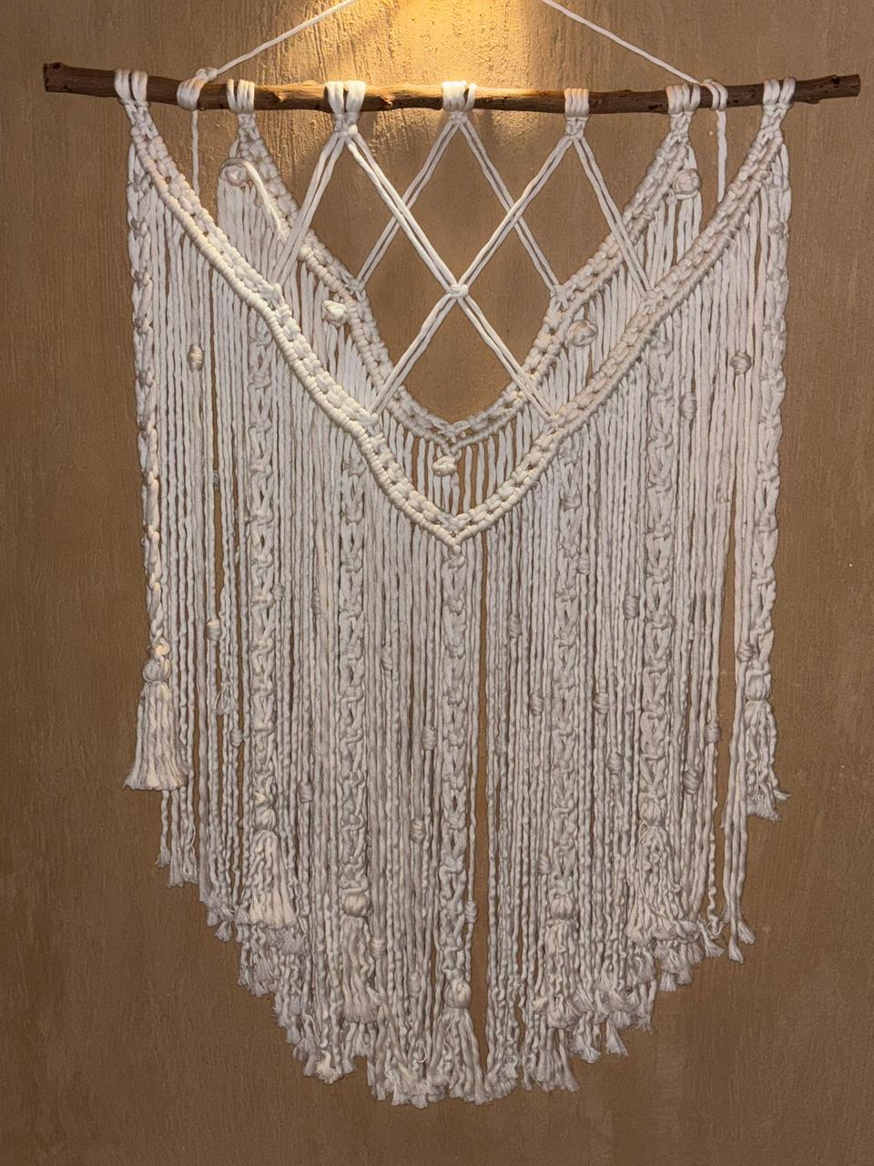 Off-White Hanging Macrame