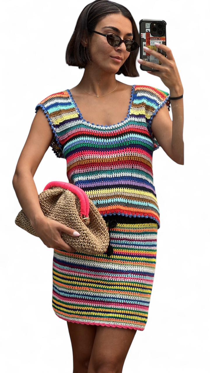 Colorful Two-Piece Set