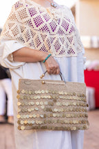 Gold Sequins Bag